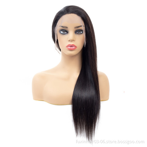 Lace Virgin Silk Base Human Hair Blend Wigs The Glueless Custom European Brazilian Hair Swiss Lace Straight Wave 1 Piece Long